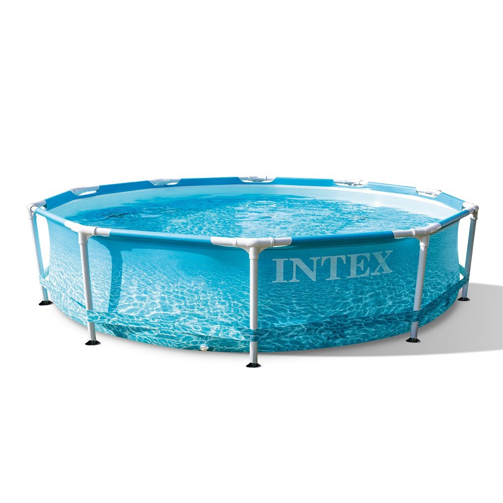 Intex 28206np beachside metalen frame zwembad 305x76 cm zonder filterpomp