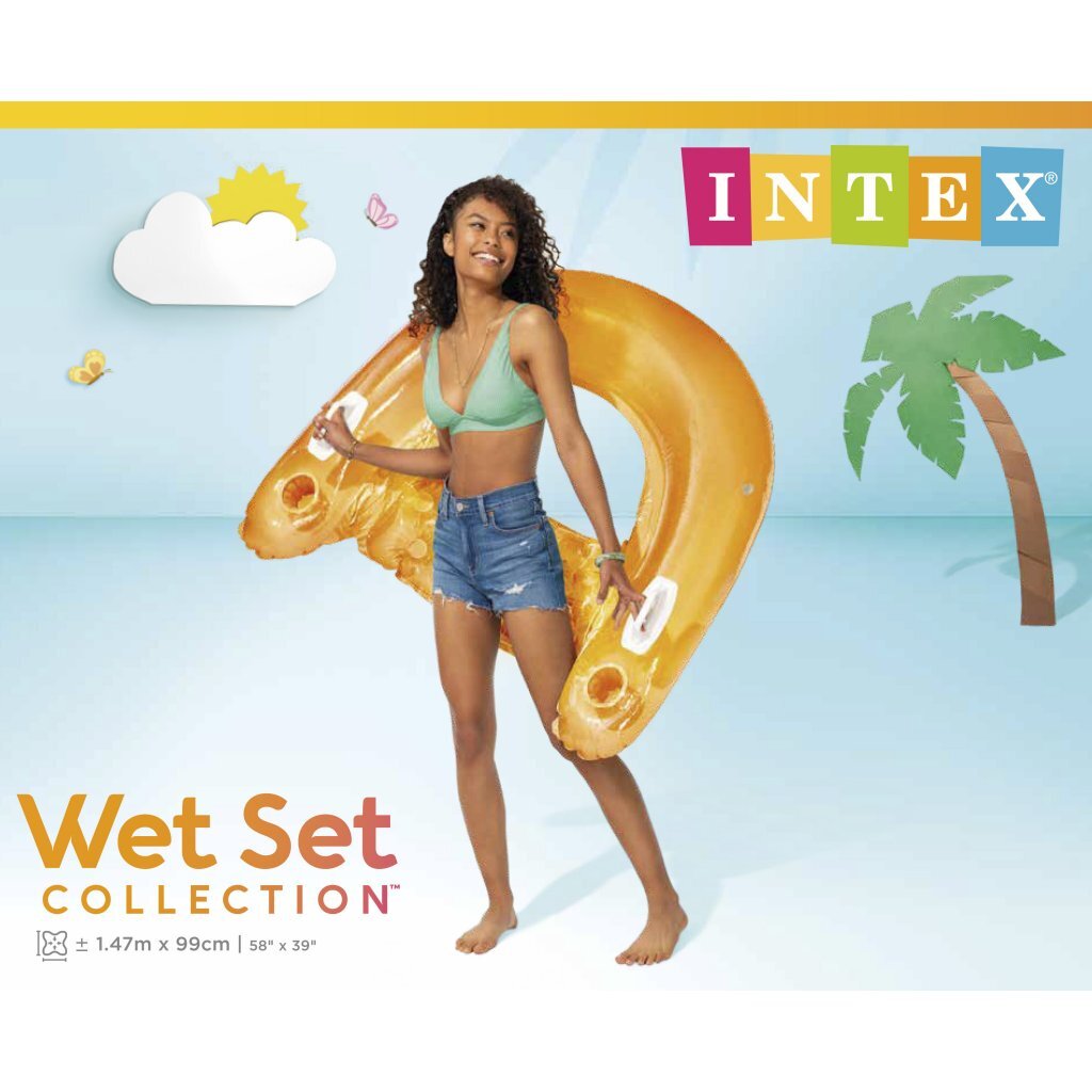 Intex drijvende drijvende zitstoel - roze