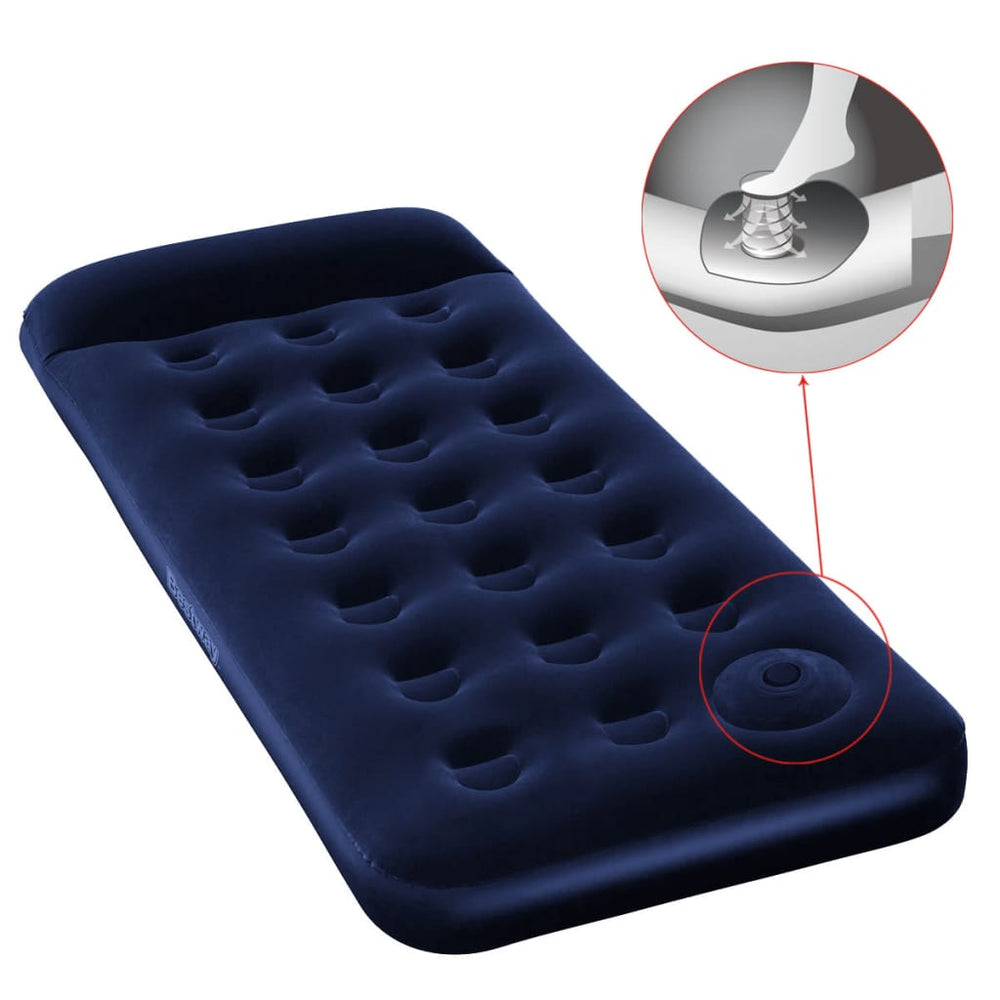Bestway Luchtbed met feitelijke voetpomp 185x76x28 cm
