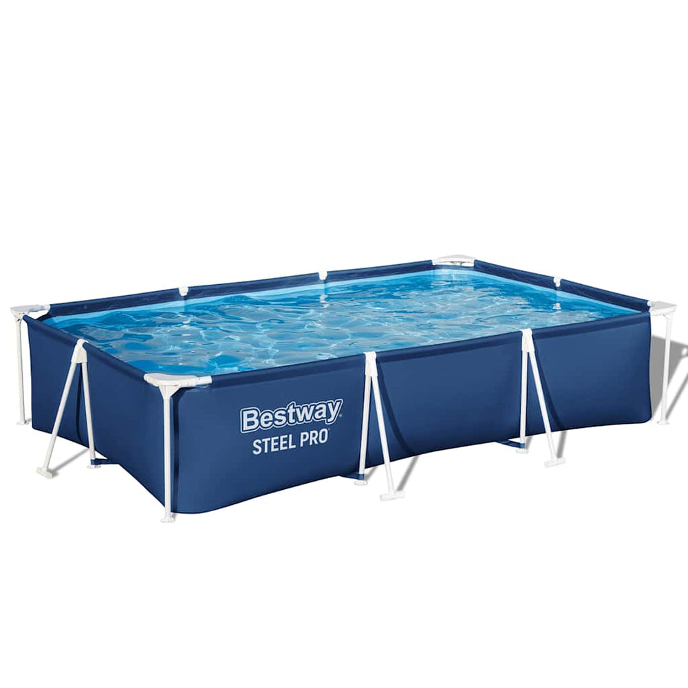 Bestway zwembad staal pro rechthoek 300