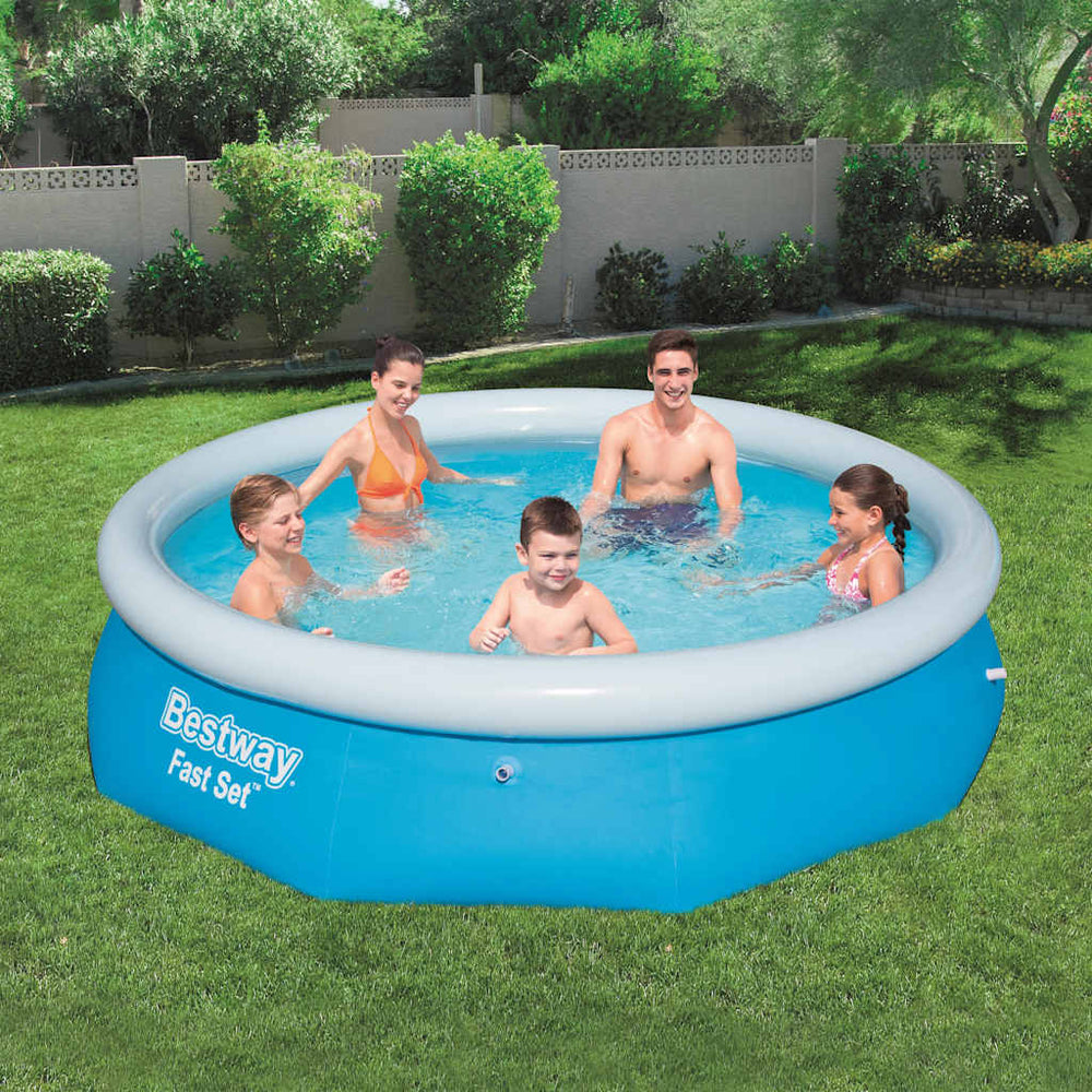 Bestway zwembad fast set opblaasbaar rond 305x76 cm 57266
