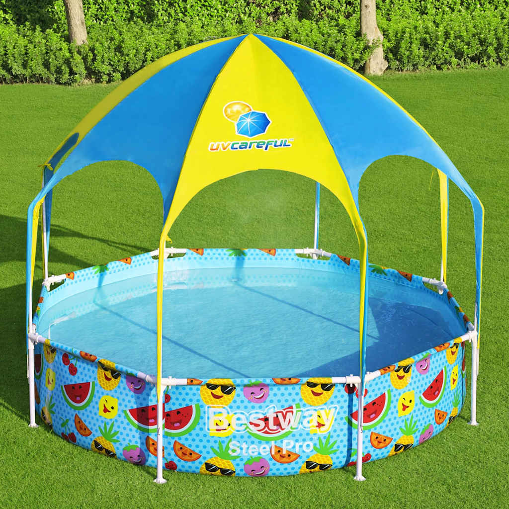 Bestway kinderzwembad steel pro uv zorgvuldige bovengronds 244x51 cm
