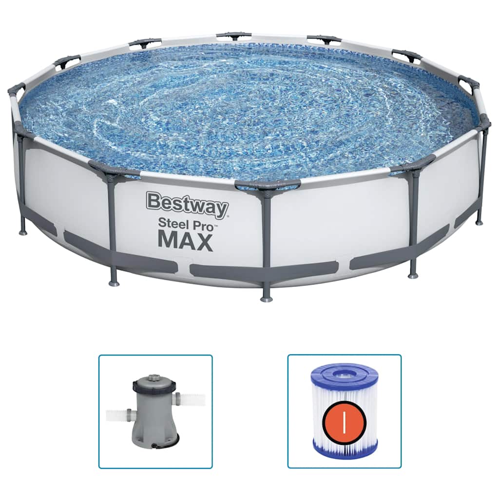 Bestway steel pro max zwembadset 366x76 cm