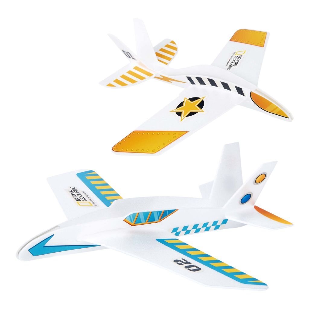 Kubieke leuke 3D-puzzel National Geographic Stem Vliegtuig