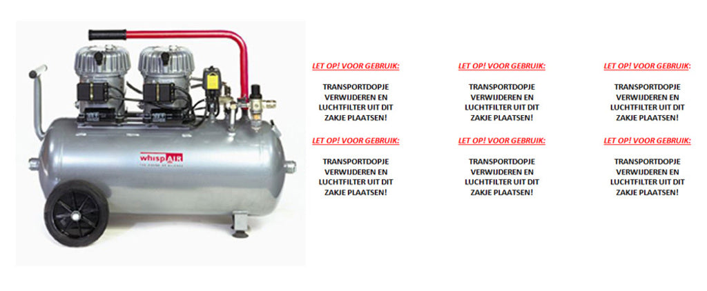 Unbranded grs whispair compressor 100 50al * op bestelling *