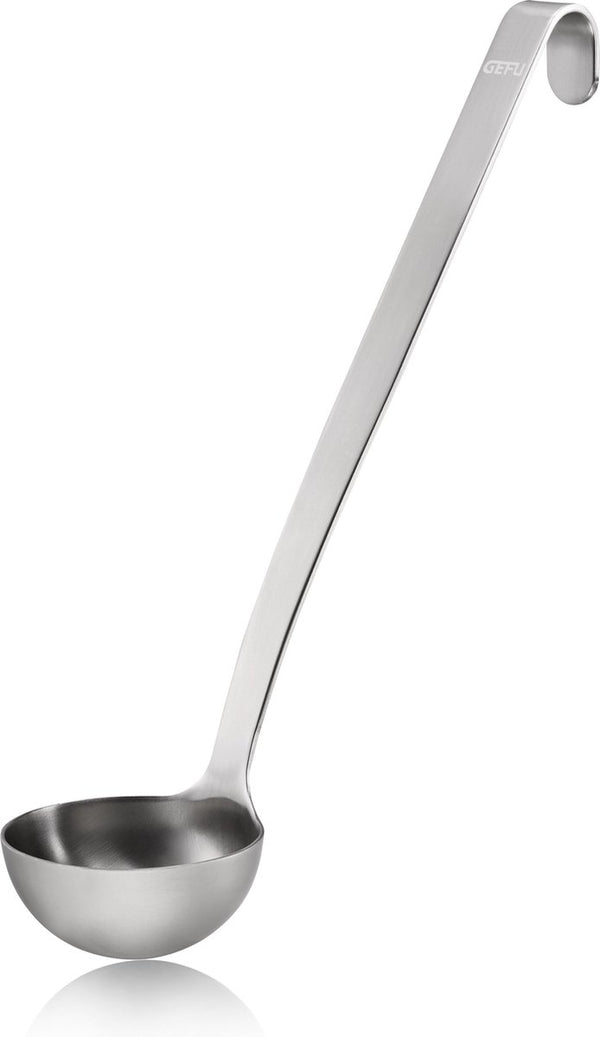 Gefu baseline soeplepel 7 cm – rvs – voor soep, saus en serveren
