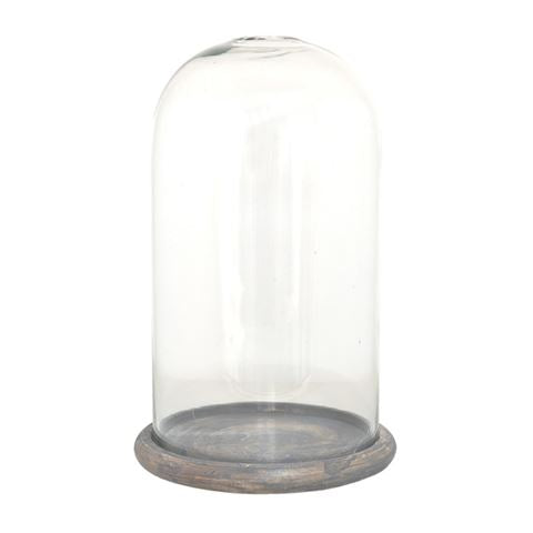 Clayre eef stolp 6gl3536 transparant 17x29 cm