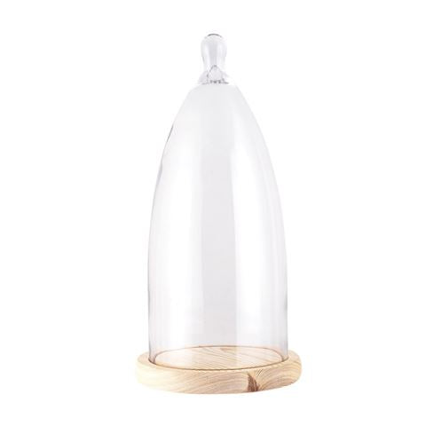 Clayre eef stolp 6gl3006 transparant 19x41 cm