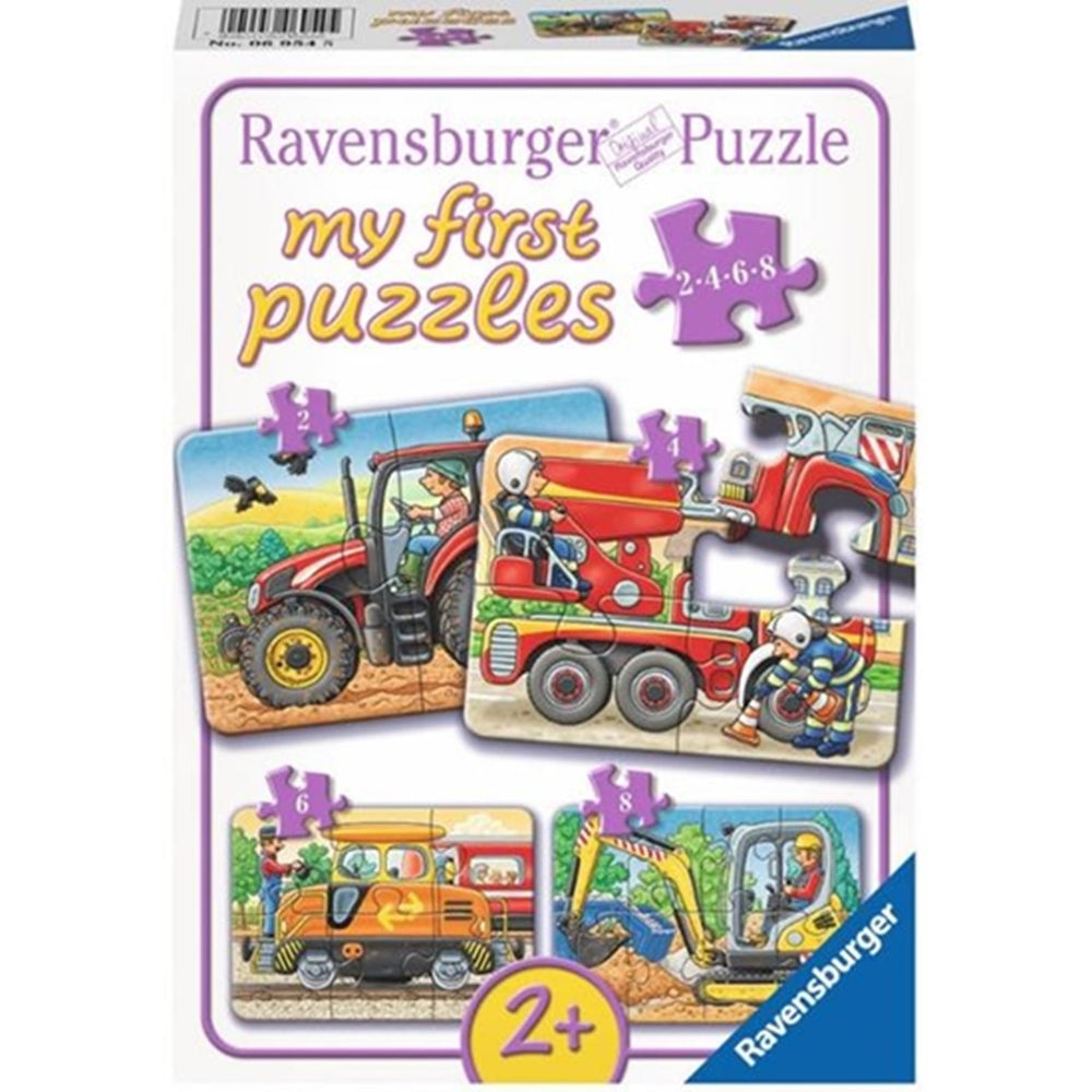 Ravensburger My First Puzzle 2,4,6,8 pieces - At Work, age: from 2 years, dimensions: 21x15 cm