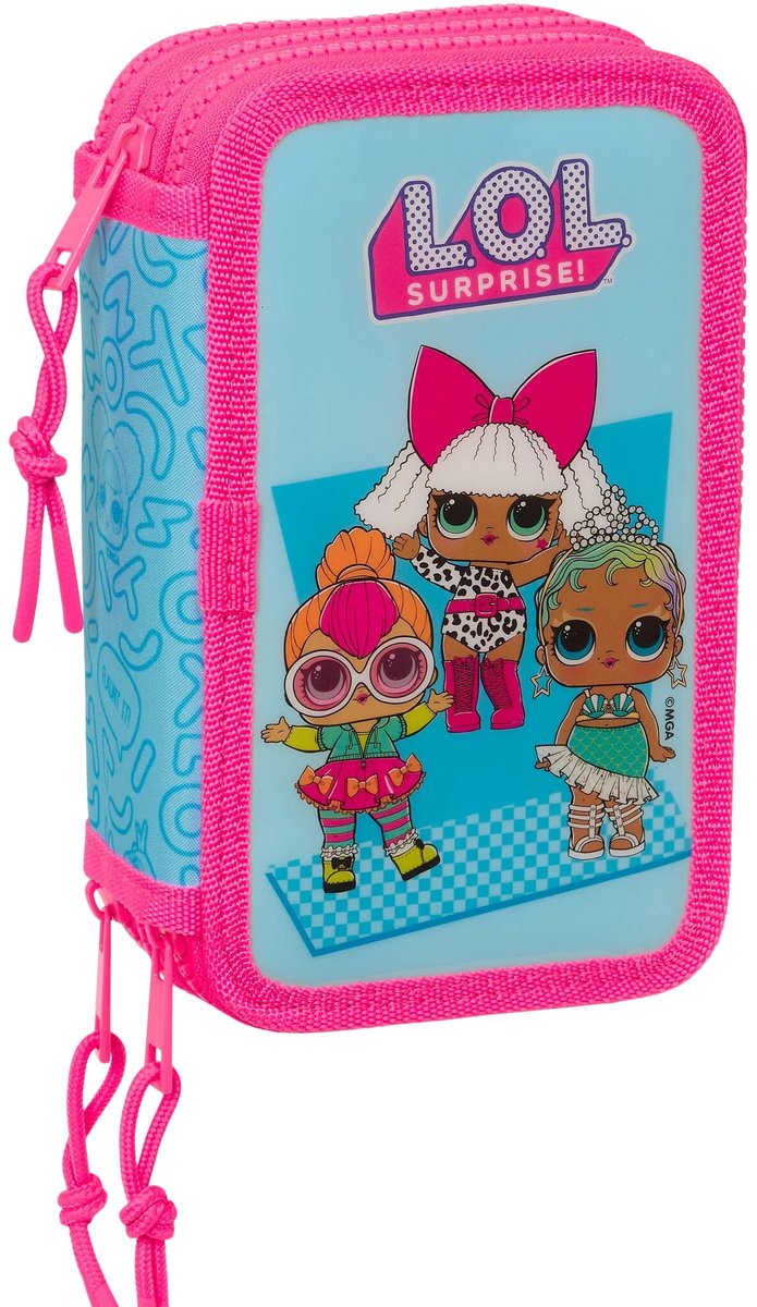 L.o.l. surprise! lol surprise! gevuld etui, divas - 36 stuks - 19,5 x 12,5 x 5,5 cm- polyester