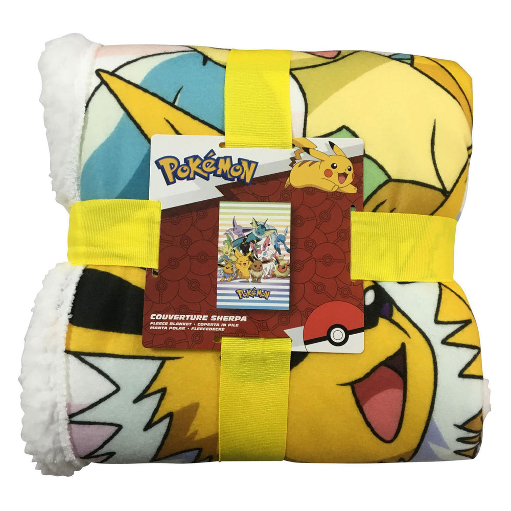 Pokémon pokemon evolutions fleeceplaid 100x150cm