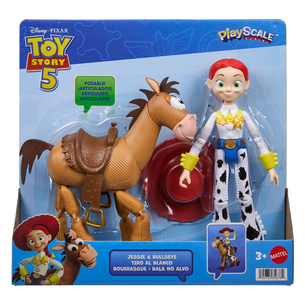Mattel disney en pixar toy story 5 jessie en bullseye figuur 18 cm 2 eenheden
