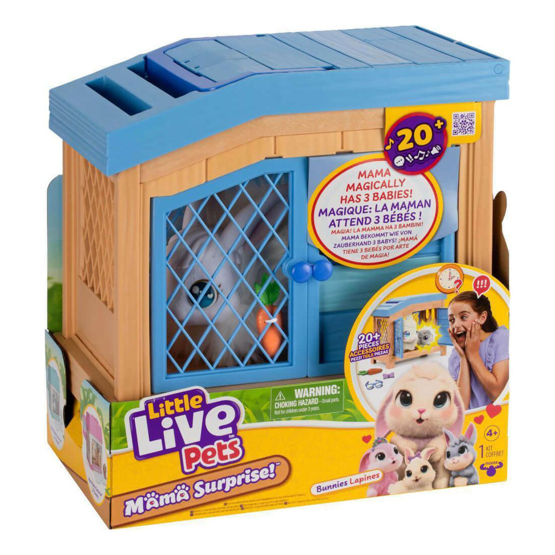 Moose toys little live pets mama surprise bunnies