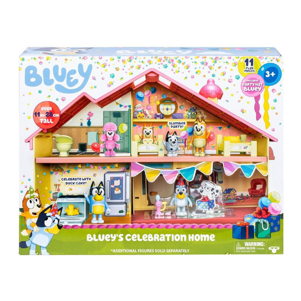 Moose toys bluey speelset celebration huis