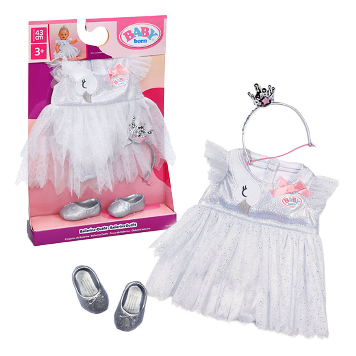 Baby born ballerina outfit - 43cm