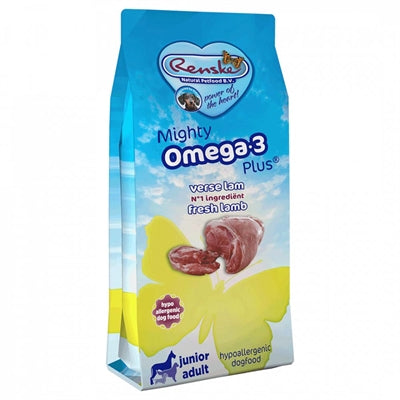 Renske machtige omega plus junior volwassen lam rijst hypoallergeen