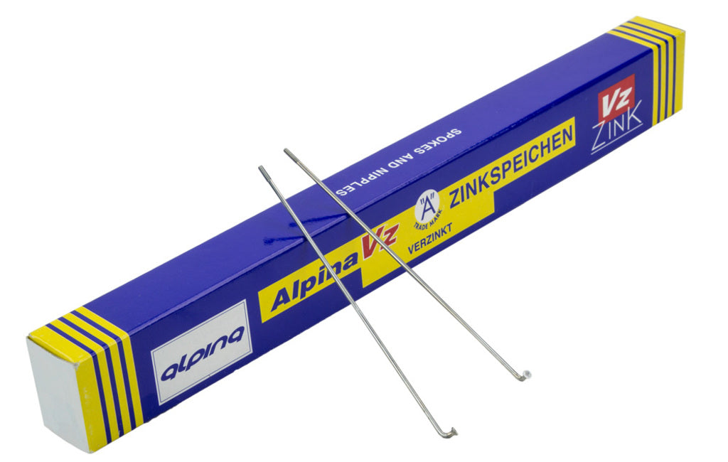 Alpina Spoke Zinc 14-140 sans mamelon argent (144pcs)