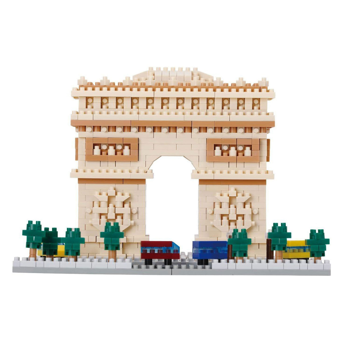 Bandai nanoblock bouwset arc de triomphe deluxe - 1560st.
