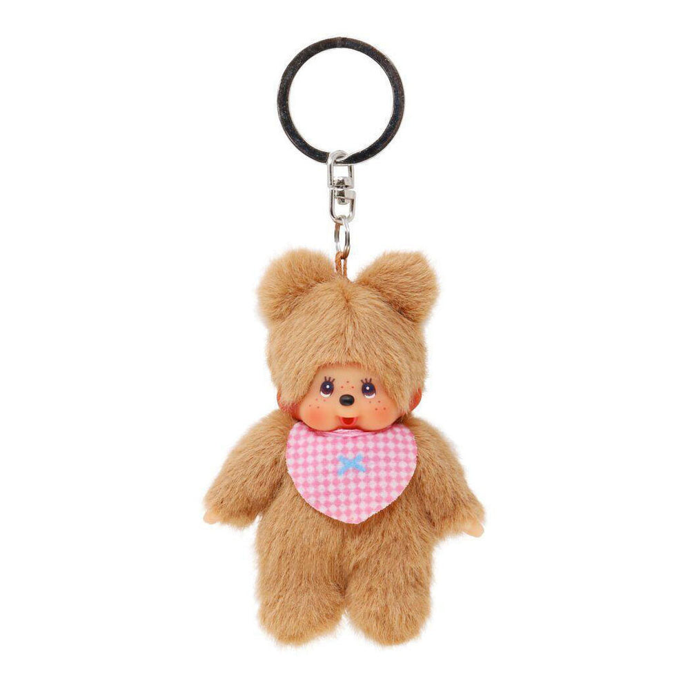Bandai monchhichi - bearchhichi sleutelhanger