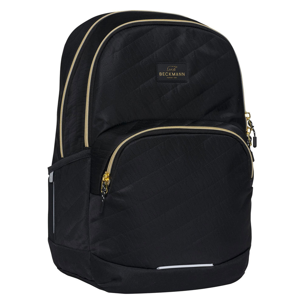 Beckmann sport junior 30l rugzak - zwart goud