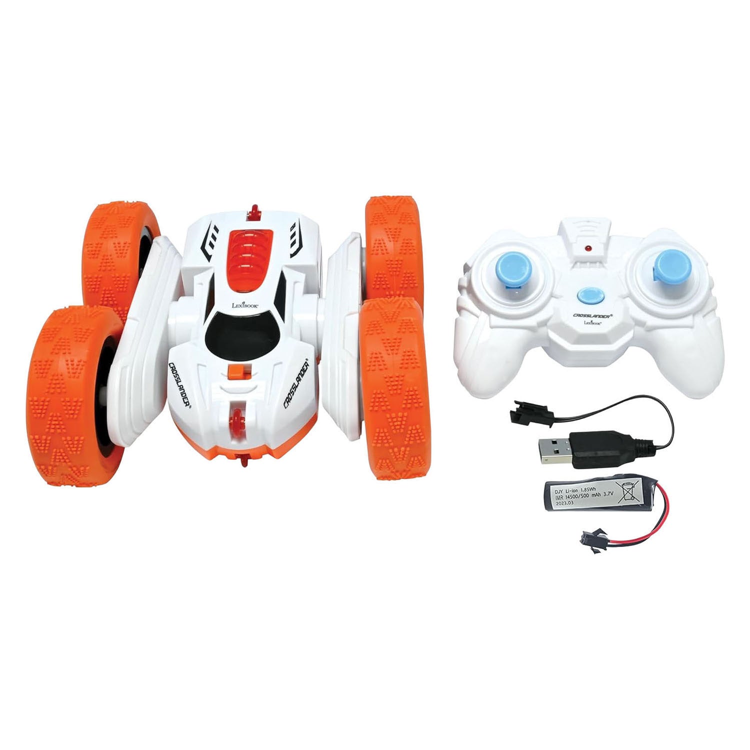 Rc crosslander acrobatische auto 2,4 ghz met verlichting en polsbediening