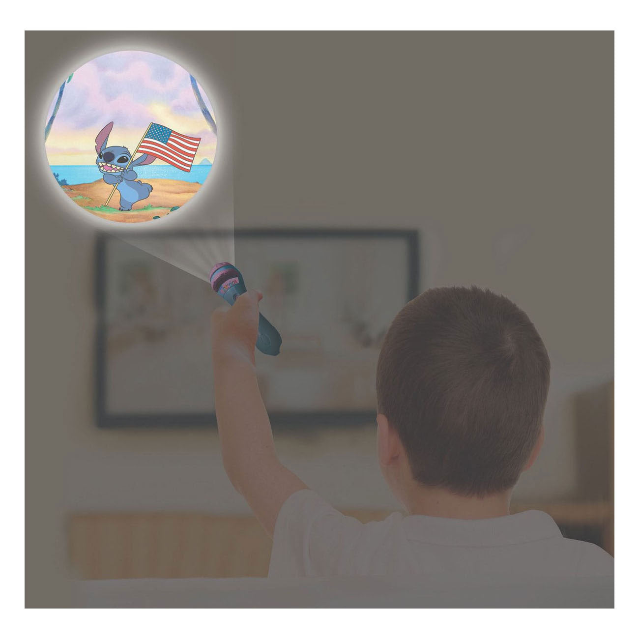 Lexibook stitch projectie-zaklamp met 24 plaatjes