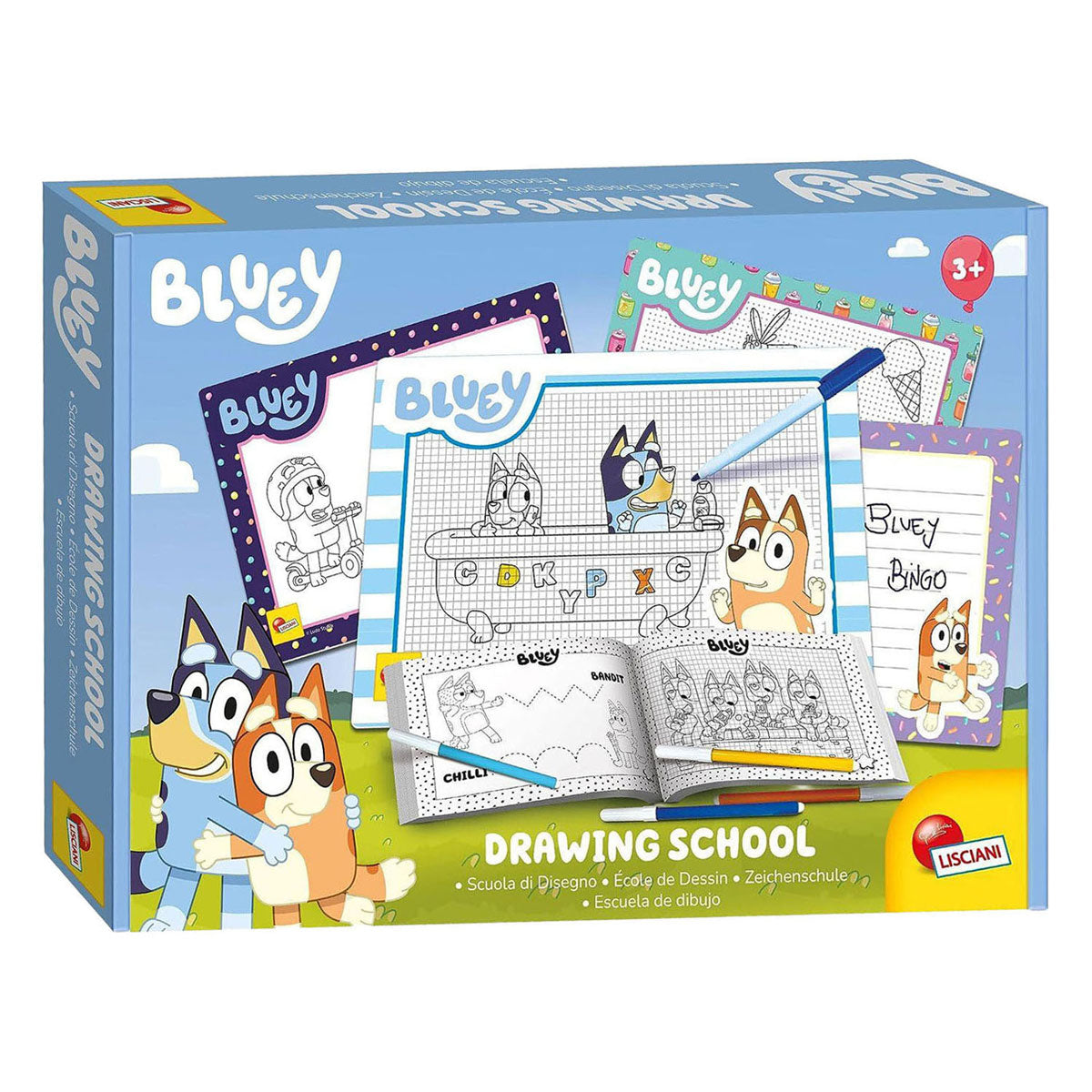 Lisciani bluey drawing school