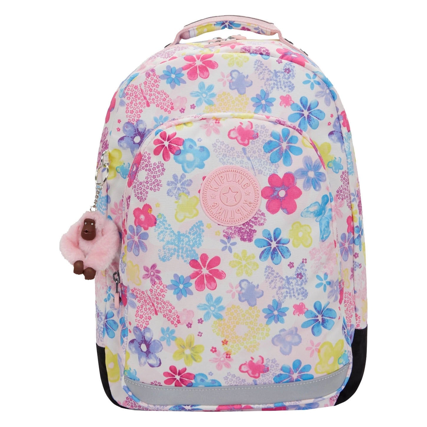 Kipling class room rugzak - flower stamp
