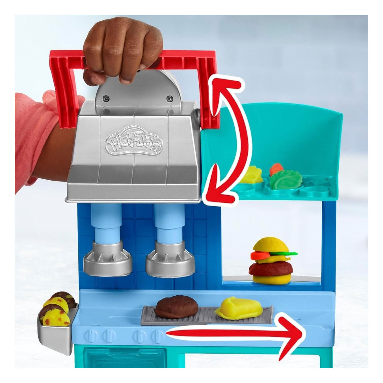 Play-doh kitchen creations chefs drukke restaurant - 5 kleipotjes