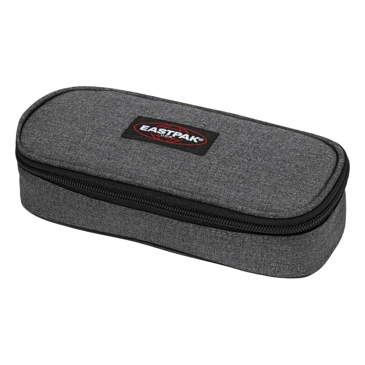 Eastpak oval single etui - zwart denim