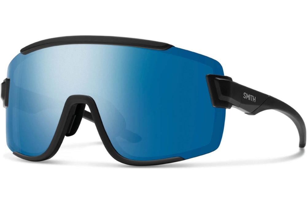 Smith - bril wildcat matte black chromapop gepolariseerde blauwe spiegel