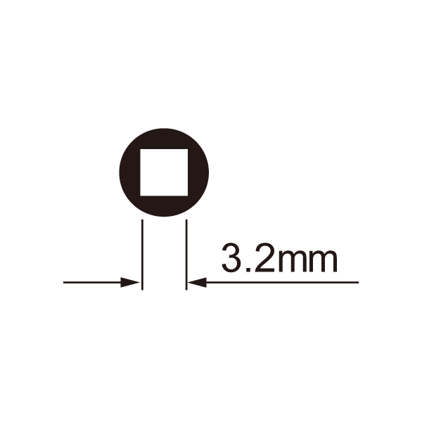 IceToolz Spaaknippelsleutel 12B3 voor 3,2 mm (vierkante) nippels