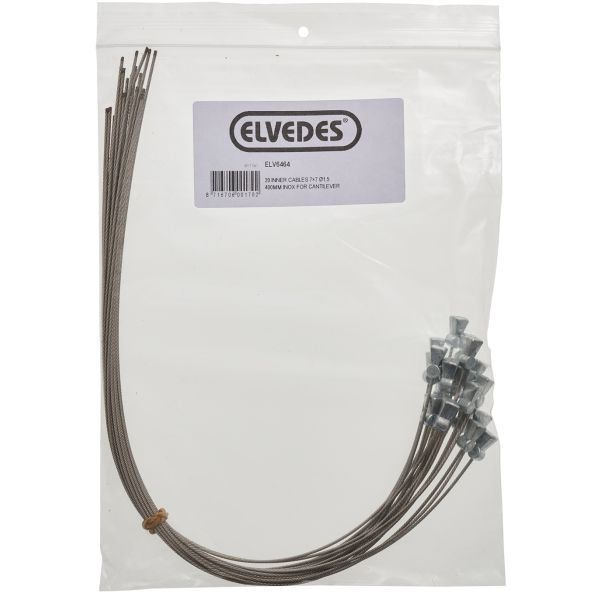 Elvedes cable systems bv stainless steel cantilever inner cable ø1.5 mm l=400mm (20 pieces in bag)