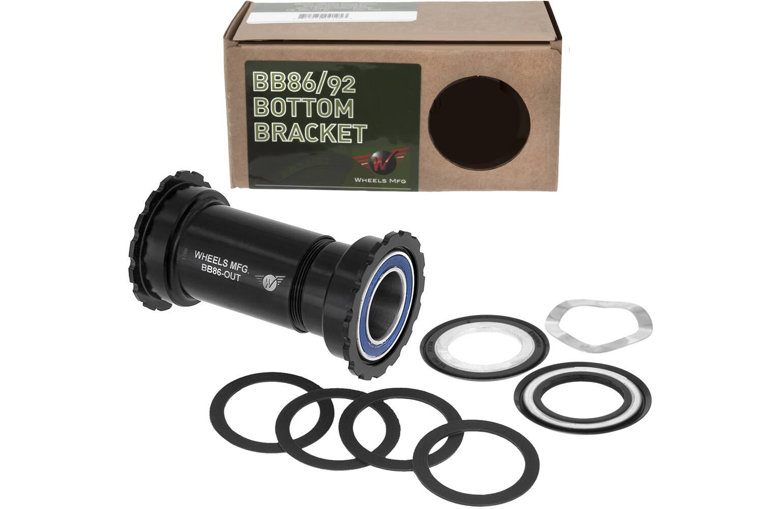 Wielen fabrikant - trapas pressfit bb86 92 sram schroefdraad zwart