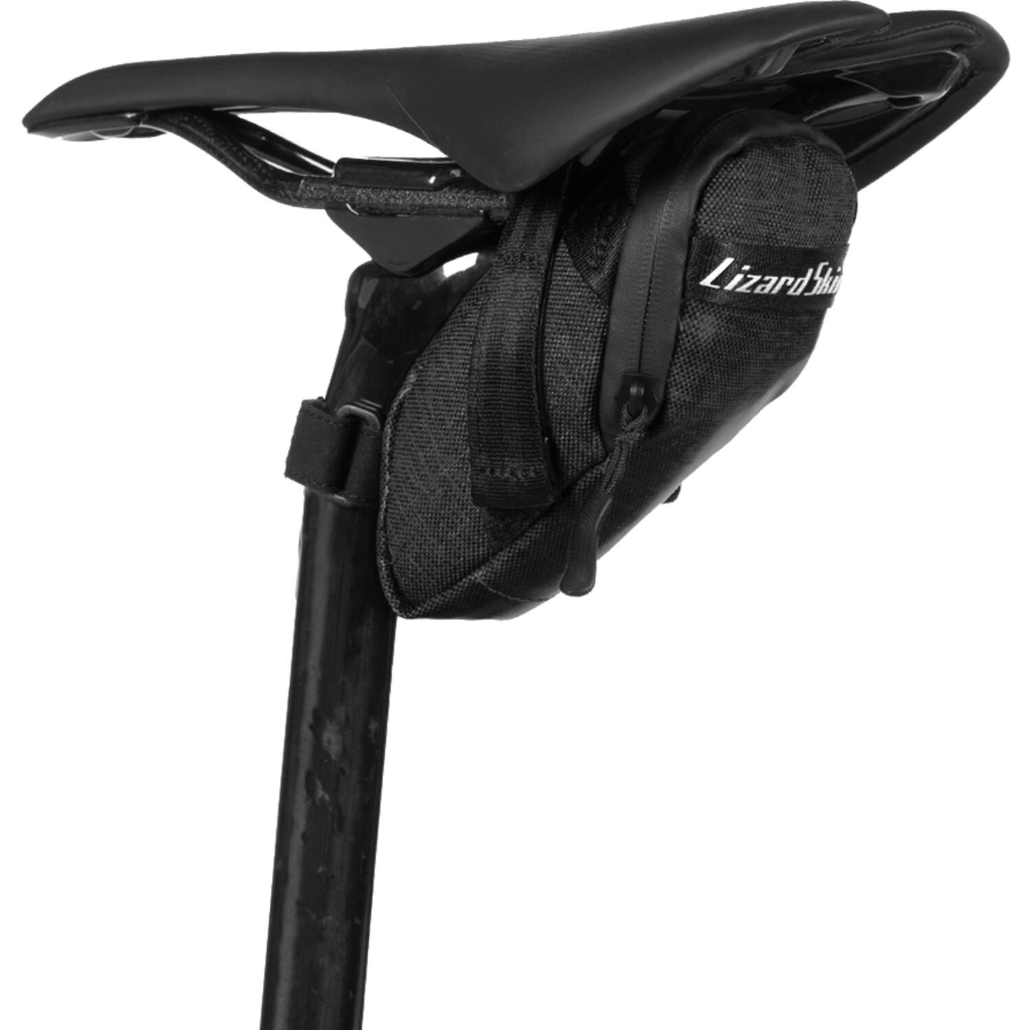 Hagedissenhuiden - micro cache zadeltas jet black