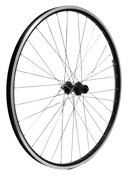 Kgs achterwiel 28 inch (622) velg zw zil velgrem 7sp uitval