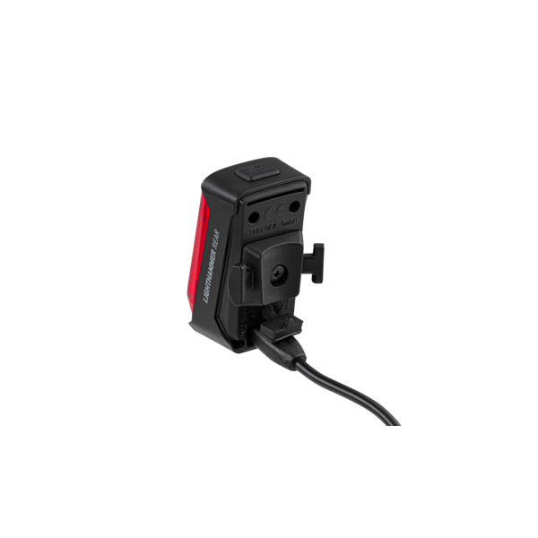 Trelock verlichtingsset lighthammer 80 usb set - 80 lux, zwart