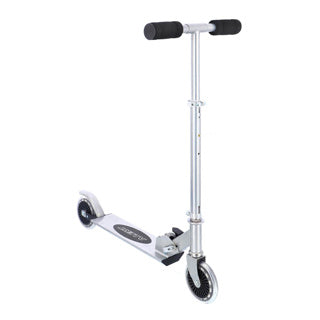 Basic step scooter aluminium zwart