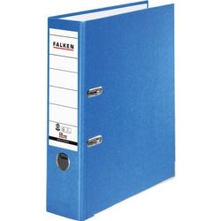 Falken ordner a4 80 mm blauw 2 ringen karton recycled