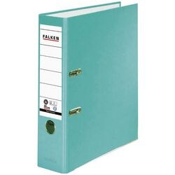 Falken ordner a4 80 mm turkoois 2 ringen s80 pp (polypropeen) recycled