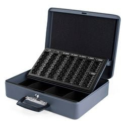 Geldkist pavo 8047246 donkergrijs sleutel