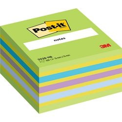 Post-it ® notes, kubus, neon blauw groen, 76 x 76 mm, 450 blaadjes kubus