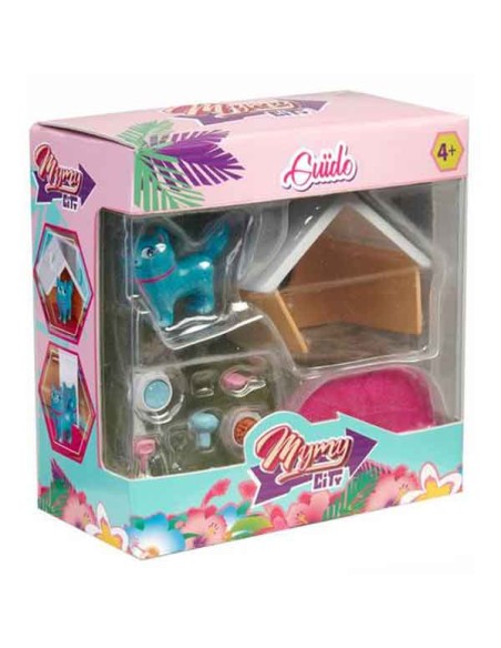 Famosa mymy city speelfiguren, gids van poes met dekenhuisje en meerder asseccoires