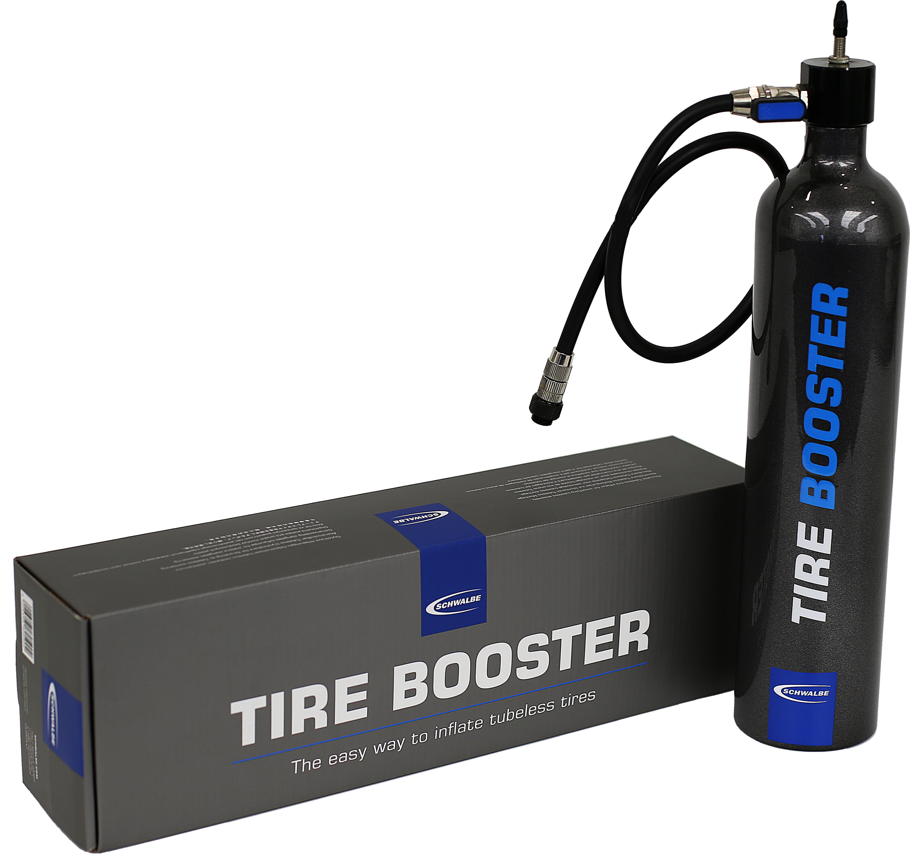 Schwalbe tire booster luchtpomp tubeless incl montage riem 6080.01