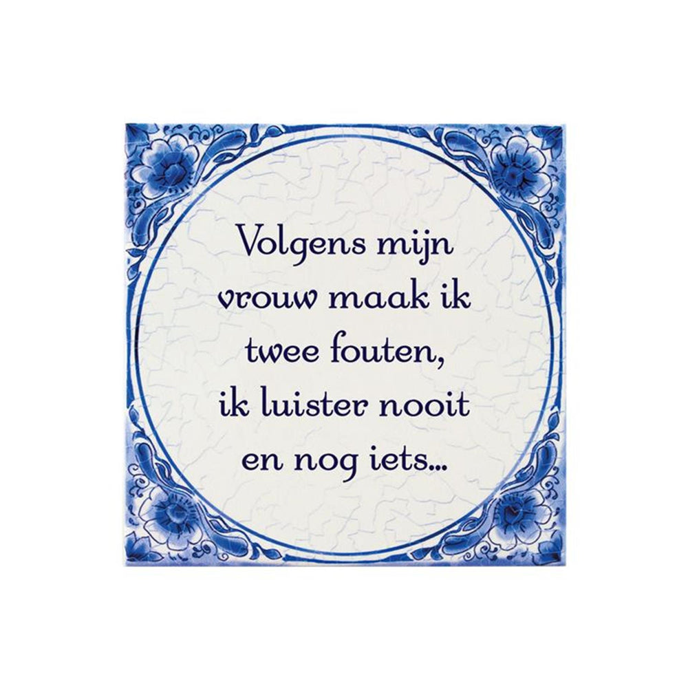 Paperdreams tegel delfts blauw - twee fouten