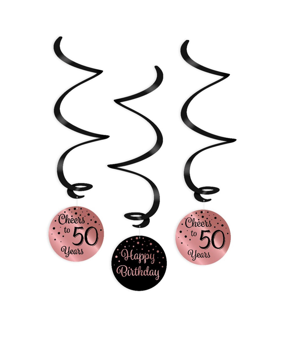 Paperdreams swirlslingers roze zwart 50