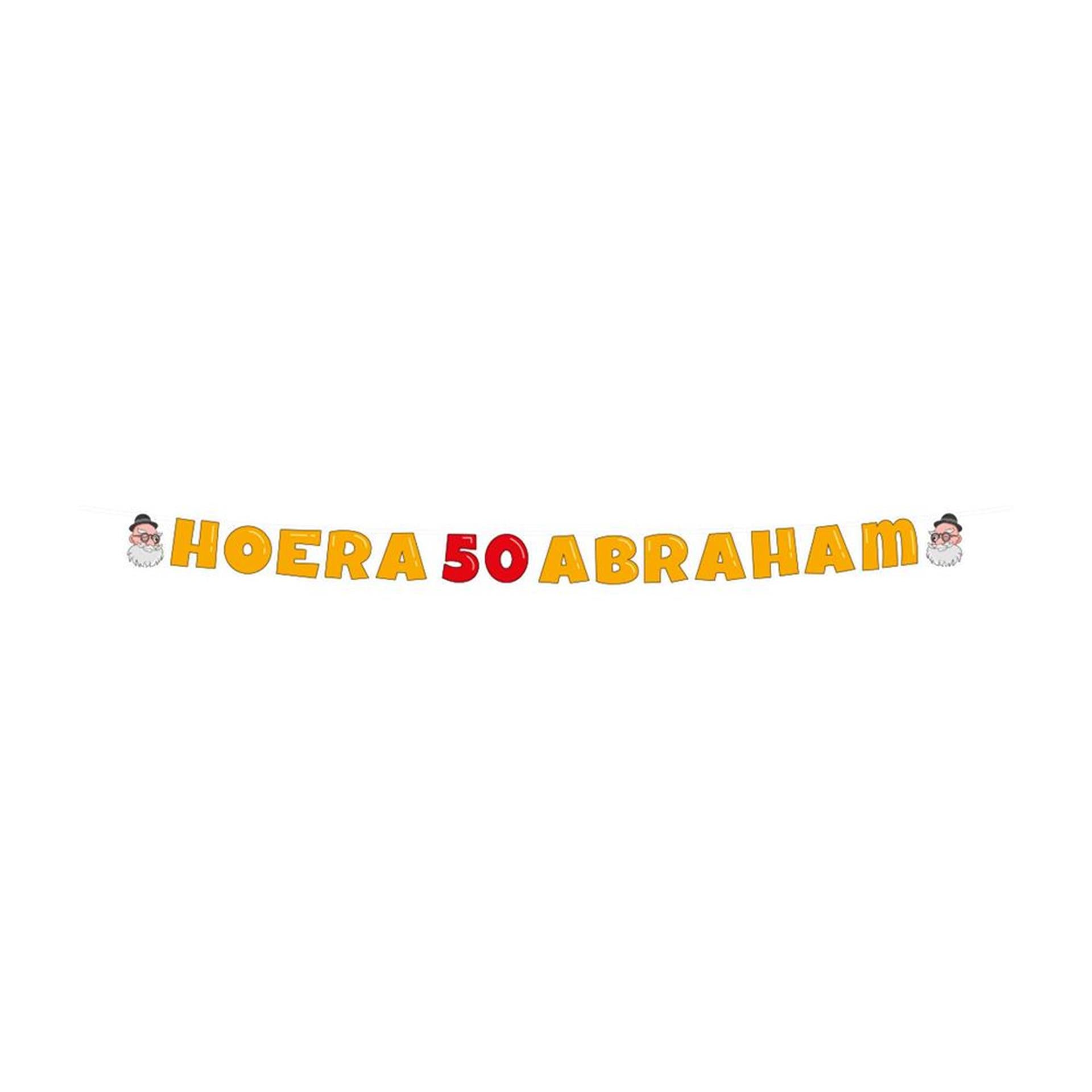 Paperdreams letter banner - abraham 50