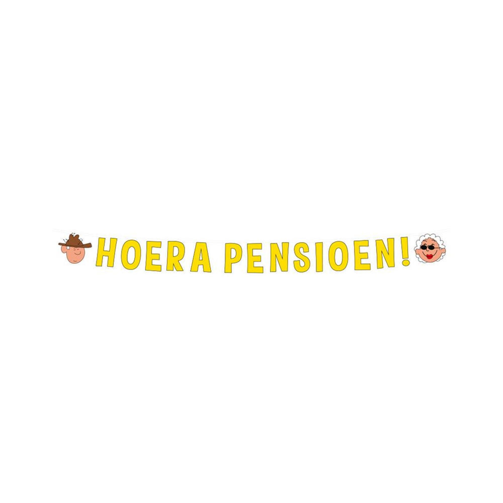 Paperdreams letter banner - pensioen 17x250cm