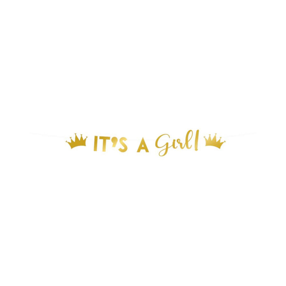 Paperdreams letter banner - it's a girl! 17x250cm
