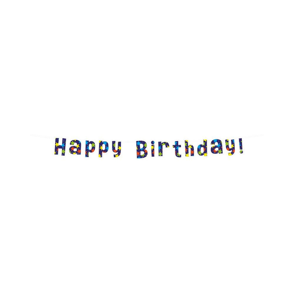 Paperdreams letter banner - happy birthday 17x250cm